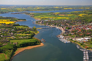 Blick auf Kappeln an der Schlei