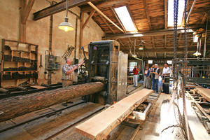Historisches Sägewerk an der Mühle Amanda