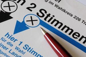Stimmzettel Wahl