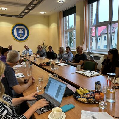 Arbeitsgespr&auml;che im Rathaus Ustka