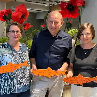 Austausch beschrifteter Holzheringe