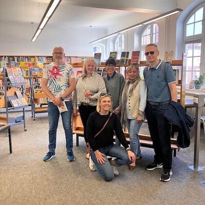 Besichtigung der Stadtb&uuml;cherei in Kappeln